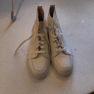 Christian Louboutin Leather High Top Sneakers